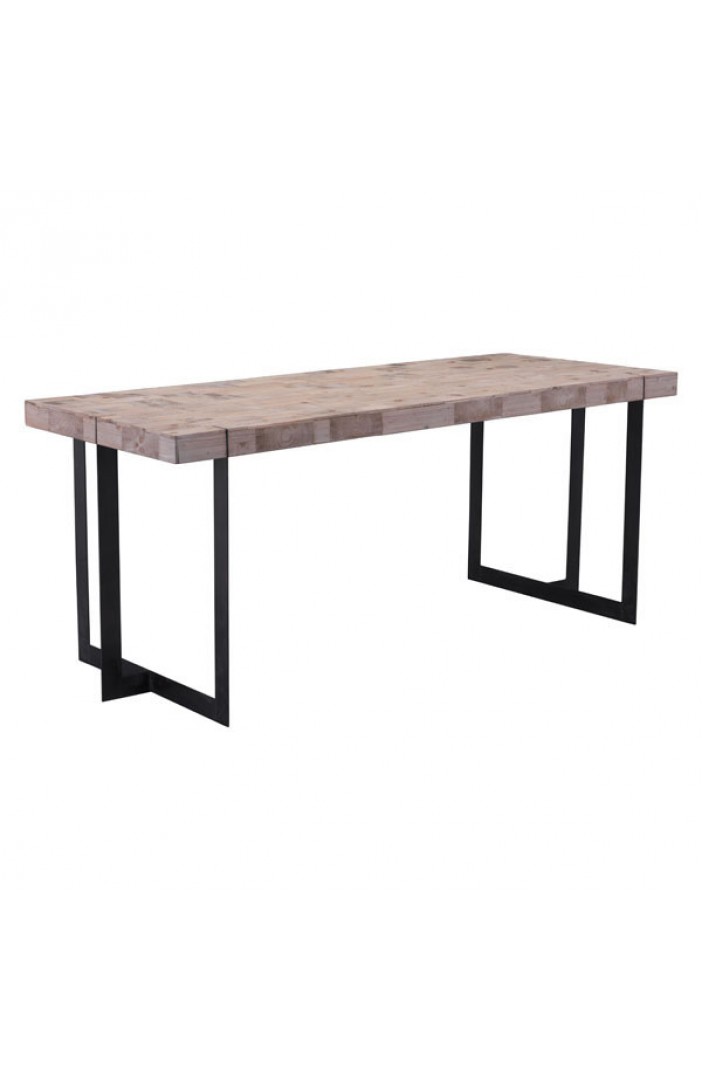 Festive Dining Table Natural Pine Boulevard Urban Living