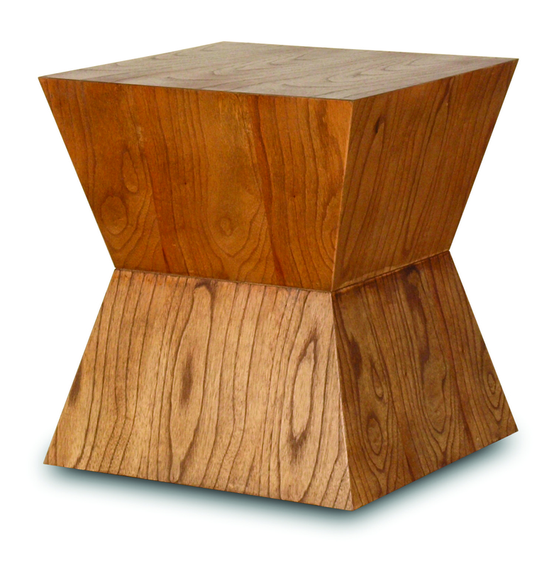 Rio Block End Table Cool Brown Boulevard Urban Living