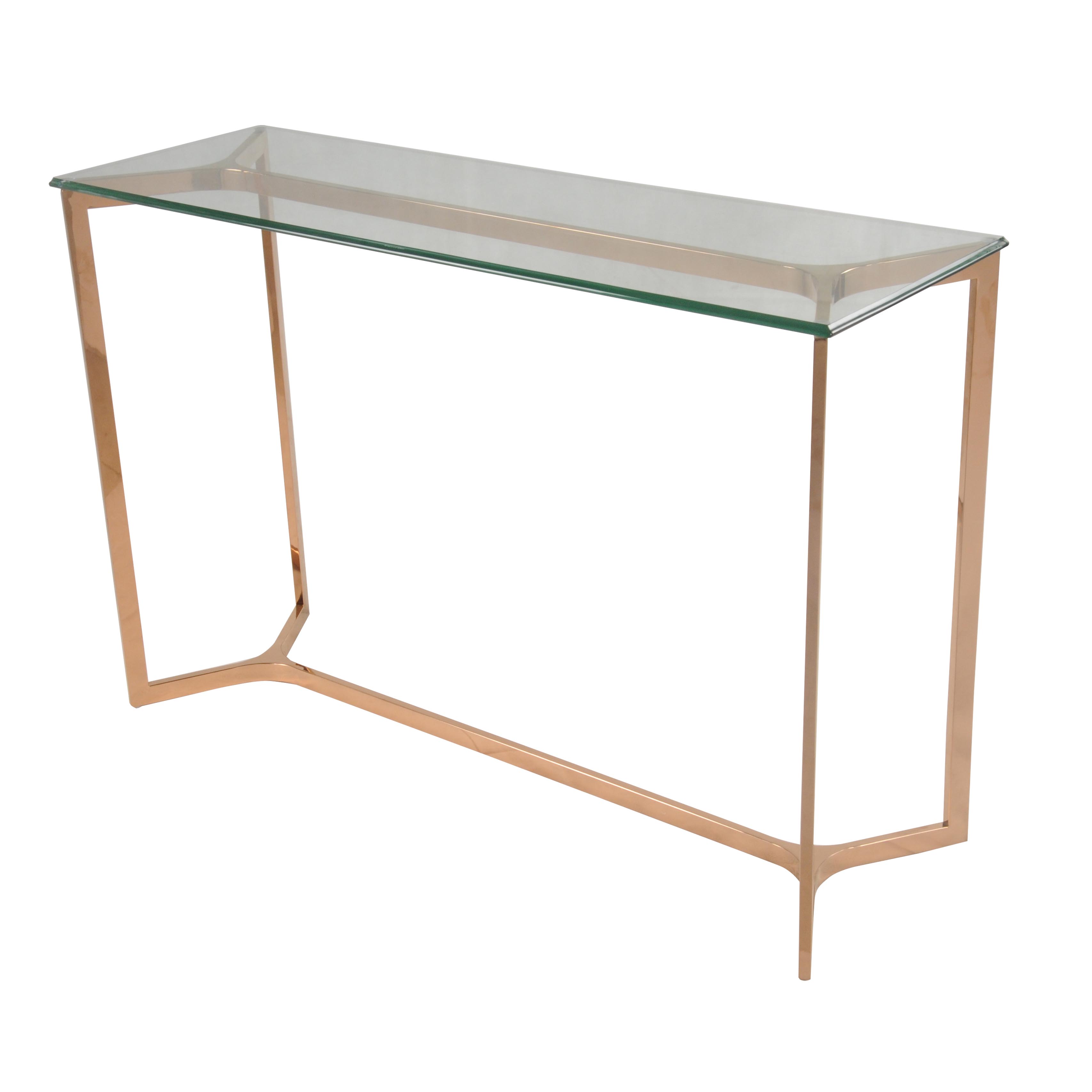 Monza Console Table Glass Top